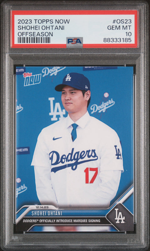 2023 Topps Now Offseason #OS23 Shohei Ohtani PSA 10 88333185