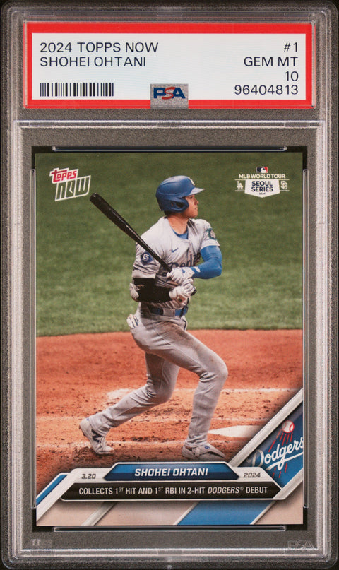 2024 Topps Now #1 Shohei Ohtani PSA 10 96404813