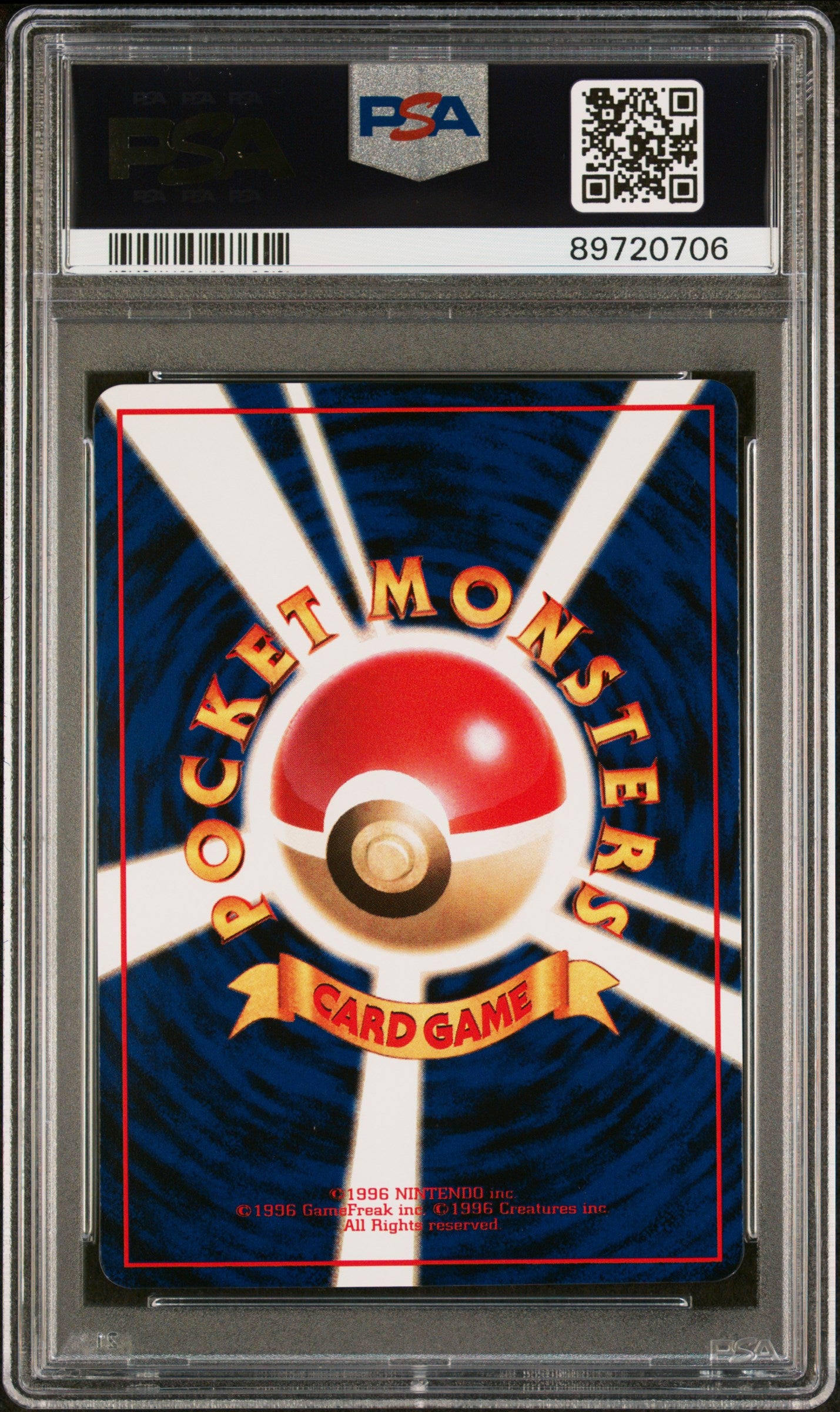 1998 Pokemon Japanese Vending #77 Ponyta Series Iii PSA 9