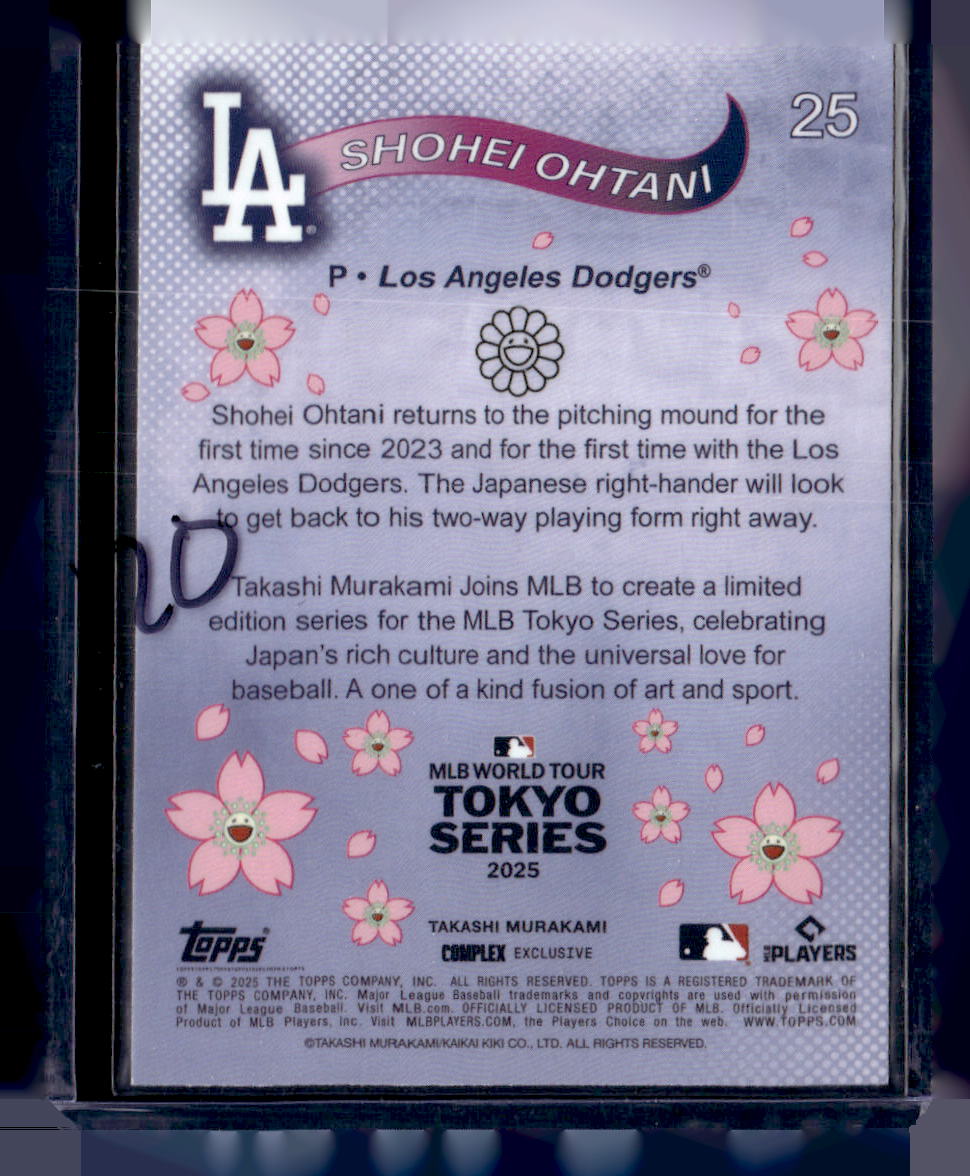 2025 Topps MLB World Tour Tokyo Series Takashi Murakami #25 Shohei Ohtani