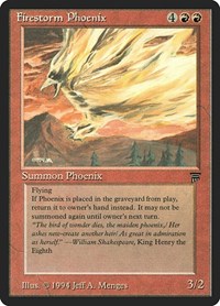MTG Legends Firestorm Phoenix