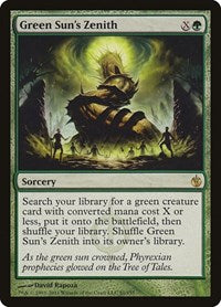 MTG Mirrodin Besieged Green Sun's Zenith
