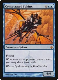 MTG Mirrodin Besieged Consecrated Sphinx