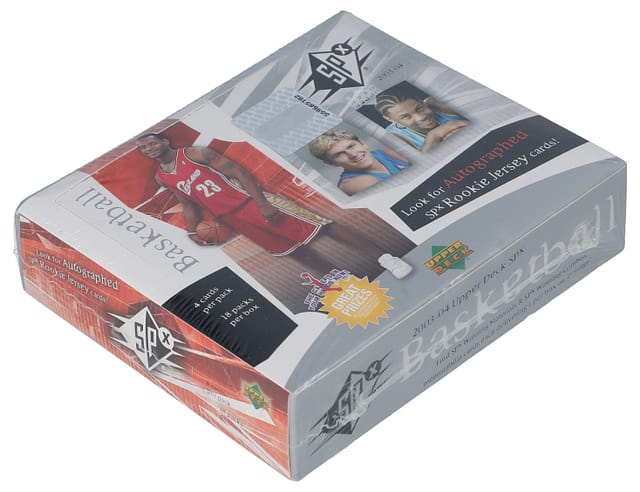 2002-04 Upper Deck SPx Basketball Hobby Box