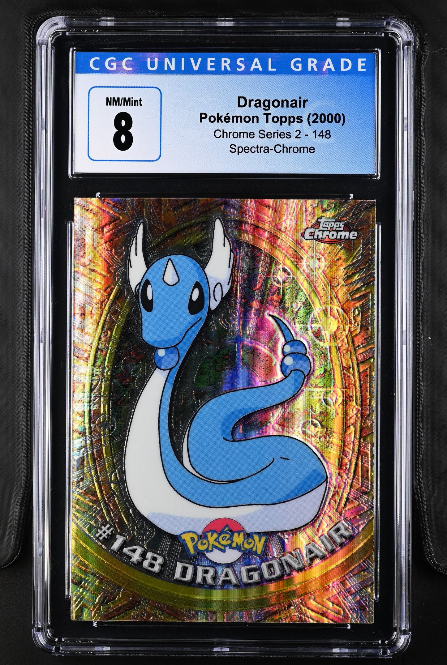 2000 Chrome Series 2 #148 Dragonair CGC 8
