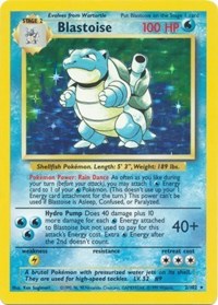Pokemon Base Set Blastoise