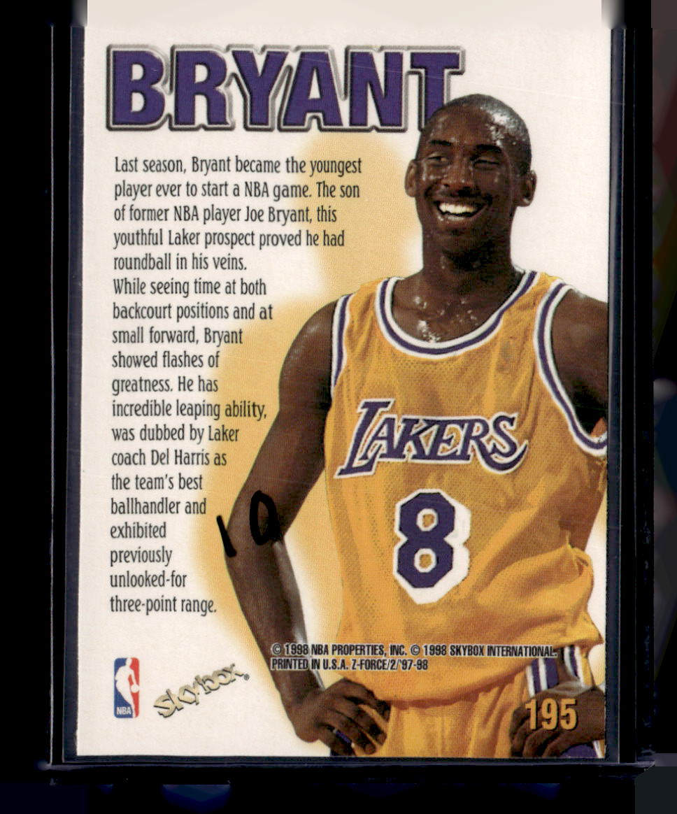 1997-98 SkyBox Z-Force #195 Kobe Bryant