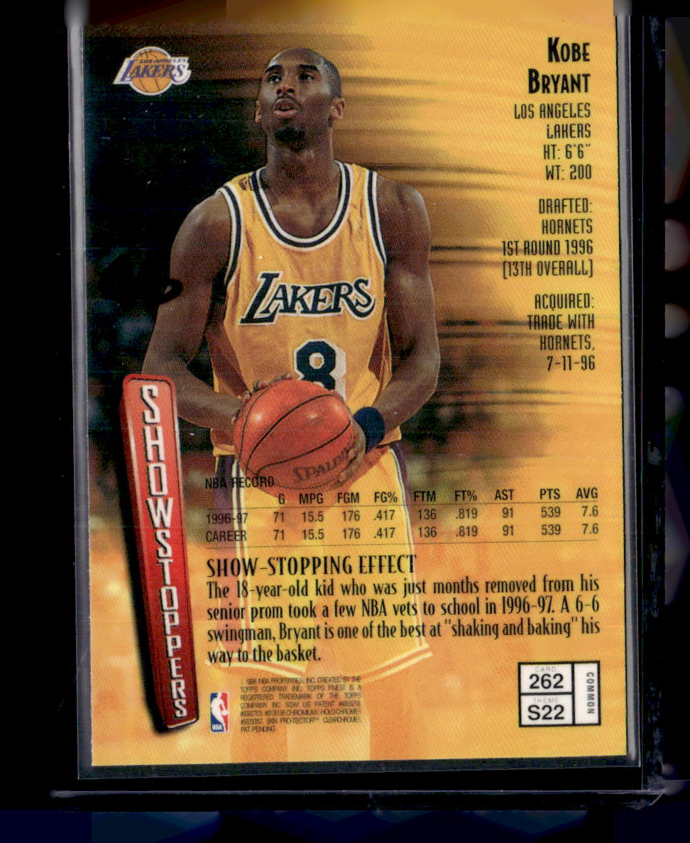 1997-98 Finest #262 Kobe Bryant