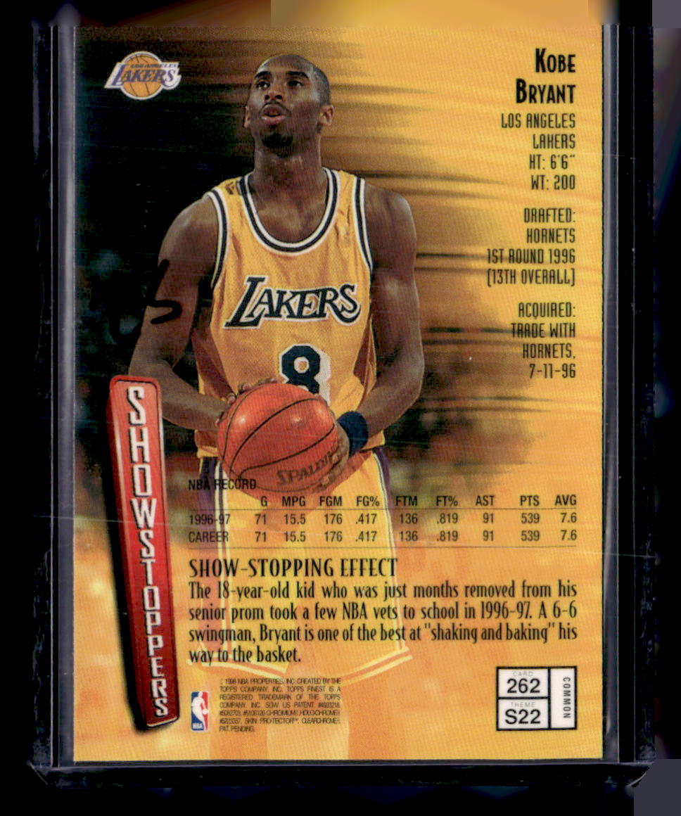 1997-98 Finest #262 Kobe Bryant