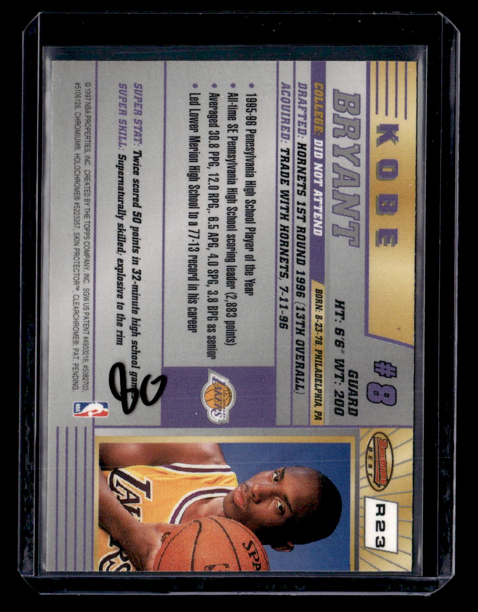 1996-97 Bowman's Best #R23 Kobe Bryant