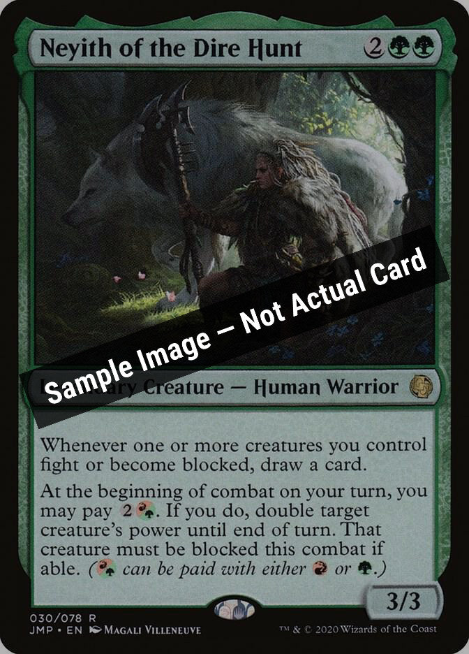 Magic,Jumpstart,Neyith of the Dire Hunt - 30,Normal,Near Mint — Sample Image, Not Actual Card