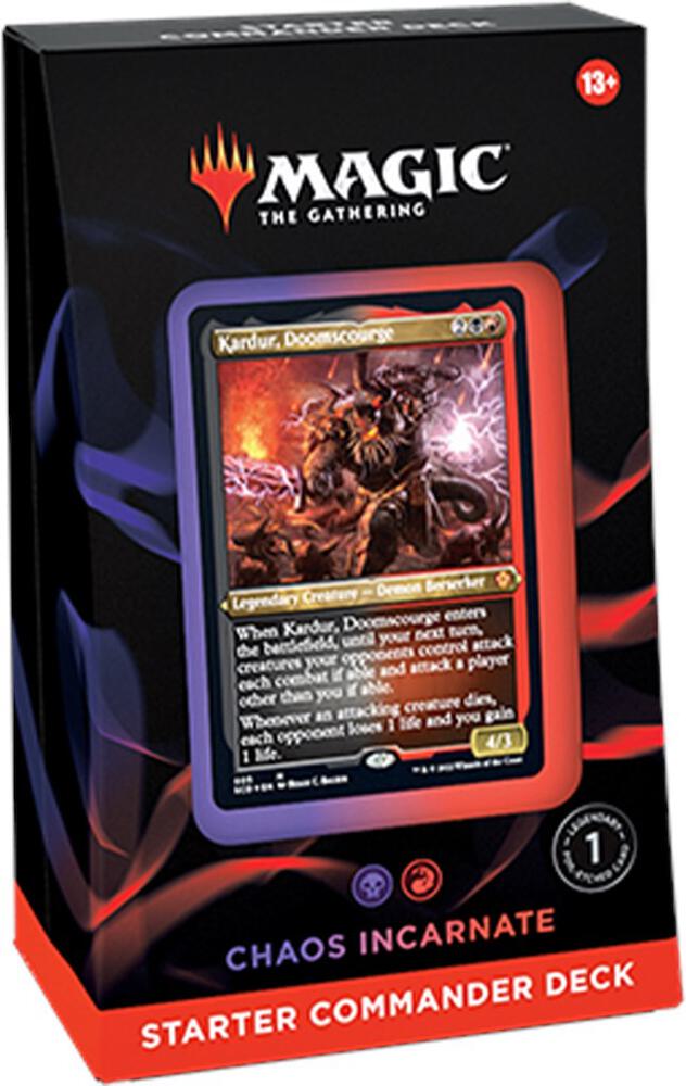 Starter commander deck Chaos Incarnate