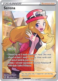 Pokemon SWSH12: Silver Tempest Serena (Full Art)