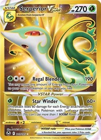 pokemon SWSH12: Silver Tempest Serperior VSTAR (Secret) (210)