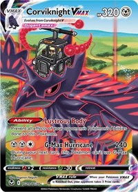 pokemon SWSH12: Silver Tempest Trainer Gallery Corviknight VMAX