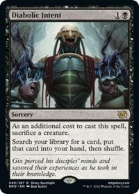 MTG The Brothers' War Diabolic Intent