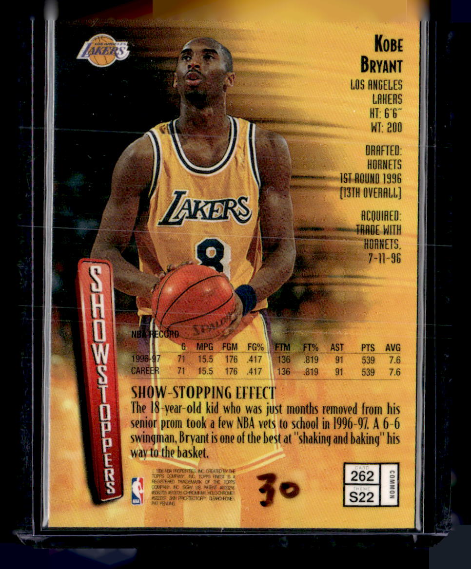 1997-98 Finest #262 Kobe Bryant