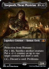 MTG Dominaria Remastered Yawgmoth, Thran Physician (Borderless)