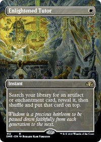 MTG Dominaria Remastered Enlightened Tutor (Borderless)