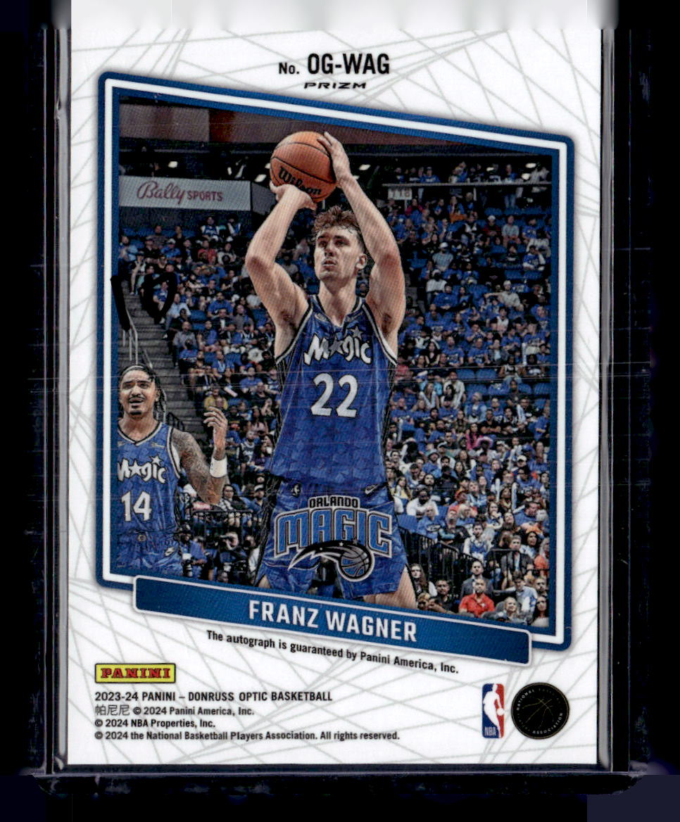 2023-24 Donruss Optic #OG-WAG Franz Wagner Opti-Graphs Holo