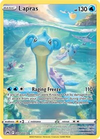 pokemon Crown Zenith: Galarian Gallery Lapras