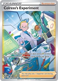 pokemon Crown Zenith: Galarian Gallery Colress's Experiment