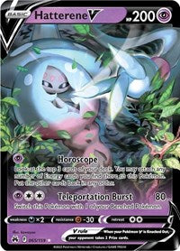 pokemon Crown Zenith Hatterene V