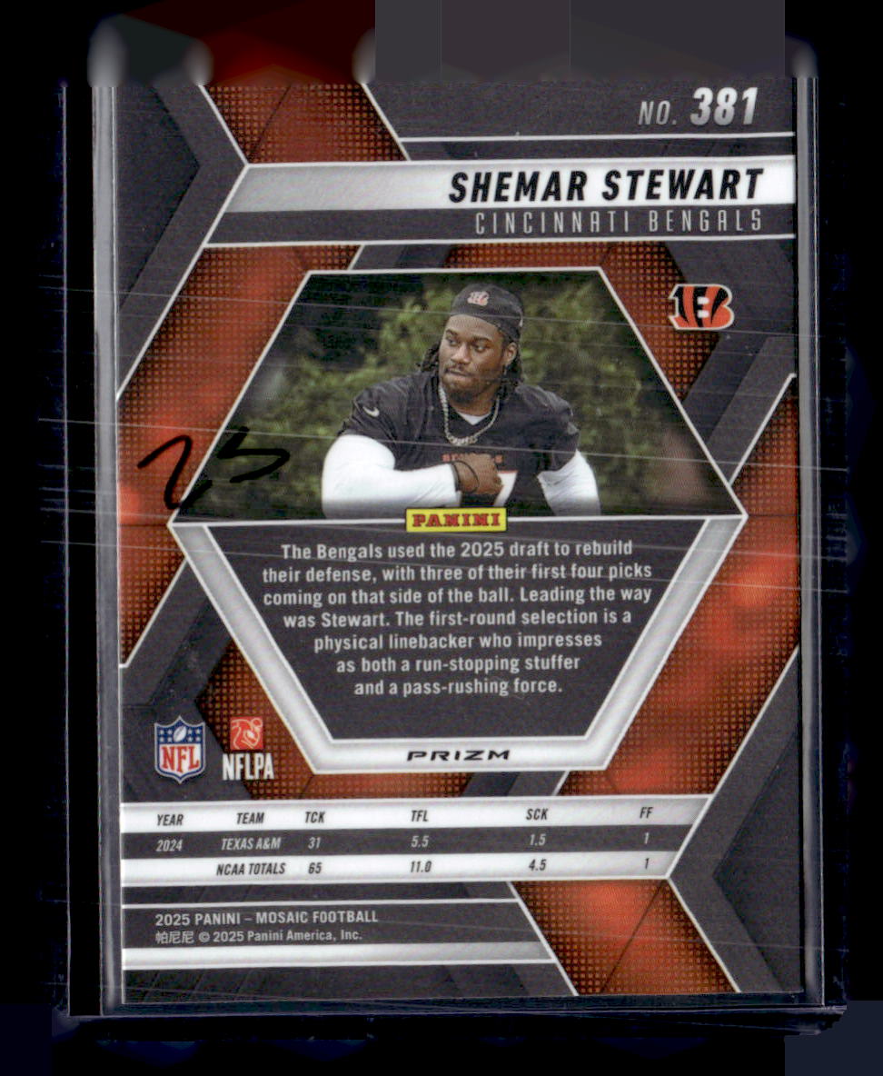 2025 Panini Mosaic #381 Shemar Stewart Mosaic Genesis
