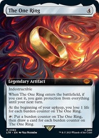 MTG Universes Beyond: The Lord of the Rings: Tales of Middle-earth The One Ring (Extended Art)