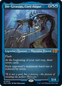 MTG March of the Machine: Multiverse Legends Jin-Gitaxias, Core Augur (Foil Etched)