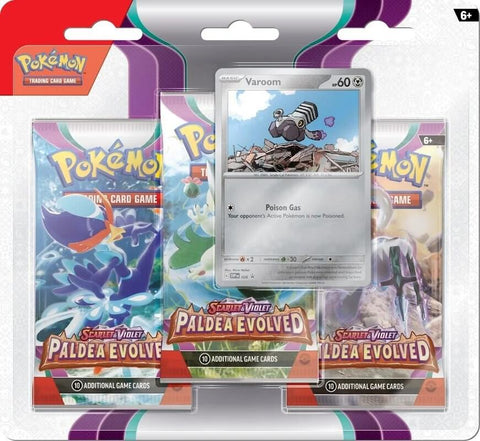 pokemon SV02: Paldea Evolved Paldea Evolved 3 Pack Blister