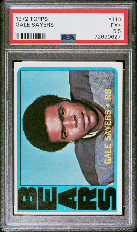 1972 Topps #110 Gale Sayers PSA 5.5