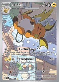 pokemon SV02: Paldea Evolved Raichu - 211/193