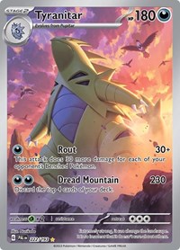 Pokemon SV02: Paldea Evolved Tyranitar - 222/193