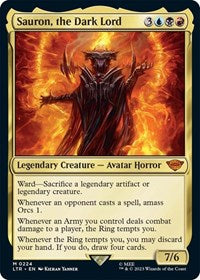 MTG Universes Beyond: The Lord of the Rings: Tales of Middle-earth Sauron, the Dark Lord