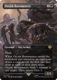 MTG Universes Beyond: The Lord of the Rings: Tales of Middle-earth Orcish Bowmasters (Borderless)
