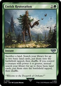 MTG Universes Beyond: The Lord of the Rings: Tales of Middle-earth Entish Restoration