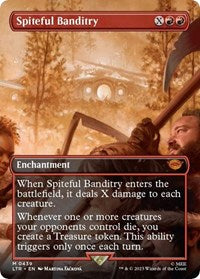 MTG Universes Beyond: The Lord of the Rings: Tales of Middle-earth Spiteful Banditry (Borderless)
