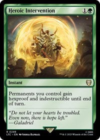 MTG Commander: The Lord of the Rings: Tales of Middle-earth Heroic Intervention