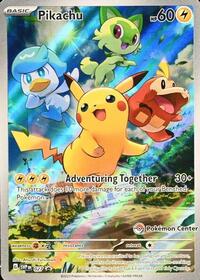 pokemon SV: Scarlet & Violet Promo Cards Pikachu - 027 (Pokemon Center Exclusive)