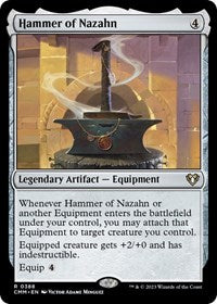 MTG Commander Masters Hammer of Nazahn