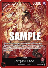 One Piece One Piece Promotion Cards Portgas.D.Ace (Special Goods Set -Ace/Sabo/Luffy-)