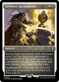 MTG Commander Masters Sevinne's Reclamation (Foil Etched)
