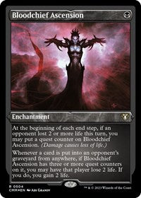 MTG Commander Masters Bloodchief Ascension (Foil Etched)