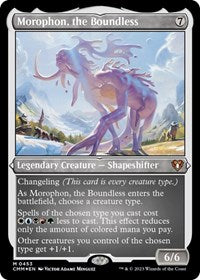 MTG Commander Masters Morophon, the Boundless (Foil Etched)