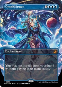 MTG Wilds of Eldraine: Enchanting Tales Omniscience (Anime Borderless)