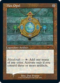 MTG Secret Lair Drop Series Mox Opal (Retro Frame) (Foil Etched)