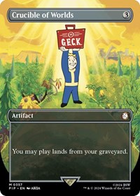 MTG Universes Beyond: Fallout Crucible of Worlds (Borderless)