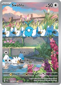 pokemon SV04: Paradox Rift Swablu - 213/182