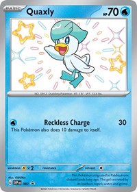 pokemon SV: Scarlet & Violet Promo Cards Quaxly - 082